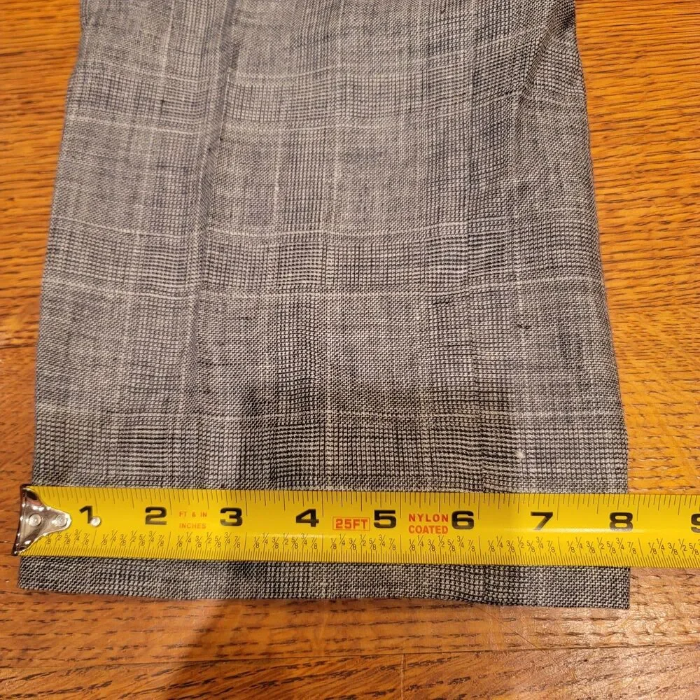 Banana Republic Slim Fit 100% Linen Dress Pants 34x32 Gray NWT